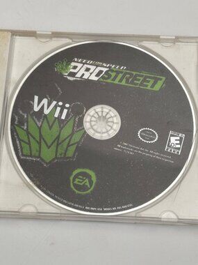 Need For Speed ProStreet Wii Game Disc Only Tested